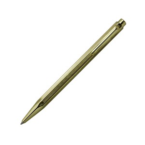 カランダッシュ CARAN d'ACHE Ecridor Chevron Gold エクリドール シェブロン ゴールド ボールペン 0898-208 即日 送料無料