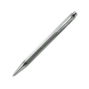 カランダッシュ CARAN d'ACHE Ecridor Chevron Silver エクリドール シェブロン シルバー ボールペン 0890-286 即日 送料無料