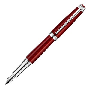 お取り寄せ カランダッシュ CARAN d'ACHE Leman レマン Rouge Carmin ルージュカーマイン 万年筆 送料無料