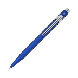 カランダッシュ CARAN d'ACHE 849 Office カラーマットX ブルー ボールペン NF0849-635 メール便可 即日 名入れ可