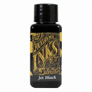 ダイアミン DIAMINE ボトルインク 30ml Jet Black 201 即日 メール便可