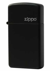 Zippo ジッポライター SLIM Black Matte スリム ブラックマット 1618ZL メール便可