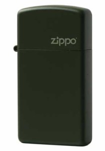 Zippo ジッポライター SLIM Green Matte スリム グリーンマット 1627ZL メール便可