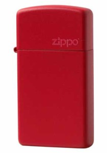 Zippo ジッポライター SLIM Red Matte スリム レッドマット 1633ZL メール便可