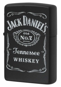 Zippo ジッポライター Jack Daniel's Black Matte ジャックダニエルズ ブラックマット Z218-104641 メール便可