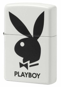 Zippo ジッポライター PLAYBOY logo White プレイボーイ ロゴ ホワイト Z214-104661 メール便可