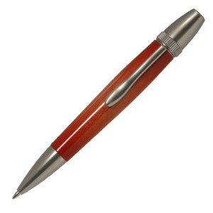 F-STYLE Air Brush Wood Pen エアーブラシ ウッドペン ギター塗装 レッドカーリーメイプル かえで 楓 ボールペン TGT1611 即日 送料無料