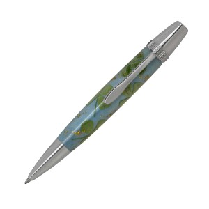 F-STYLE Flower Pen 押花 ボールペン TFB2021 四つ葉のクローバー 水色 即日 送料無料