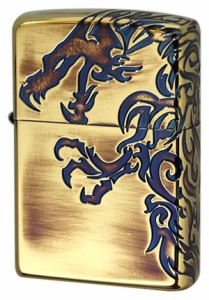 Zippo ジッポライター Stream Dragon （A）Antique Brass（G・tank）