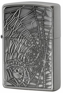 Zippo ジッポライター Skull Spider スカルスパイダー SO メール便可