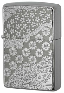 Zippo ジッポライター Metal Plate 真鍮板メタルプレート 2MP-桜 メール便可