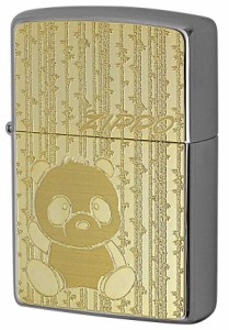 Zippo ジッポライター 200 Flat Bottom Metal Paint Plate GP 2MP-パンダ メール便可