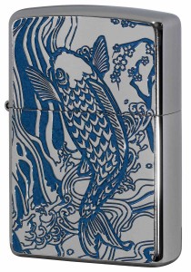 Zippo ジッポライター 200 Flat Bottom Metal Paint Plate 2MPP-Carp BL メール便可