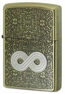 Zippo ジッポライター INFINITY インフィニティ ブラス古美 Antique Brass メール便可