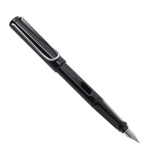 ラミー LAMY サファリ シャイニーブラック 万年筆 メール便可 即日 名入れ可