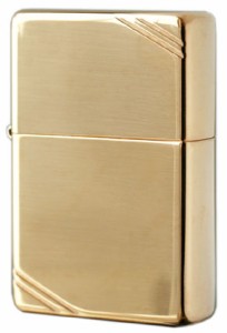 Zippo ジッポライター High Polish Brass Vintage フラットトップ ハイポリッシュブラス No.270 メール便可