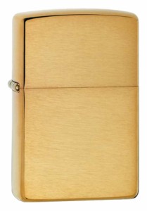 Zippo ジッポライター アーマー 無地 真鍮無垢 ブラス つや消し ブラッシュドソリッドブラス ARMOR Brushed Solid Brass No.168 プレゼン