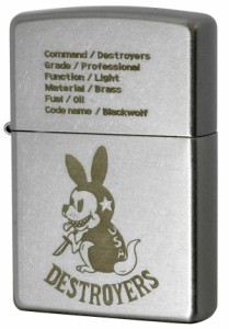 Zippo ジッポライター DESTROYERS デストロイヤーズ 2OF-BLACKWOLF メール便可