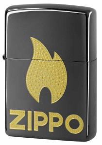 Zippo ジッポライター ZIPPO LOGO Flame Gold 2BKG-Z メール便可
