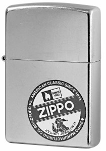 Zippo ジッポライター ZIPPO LOGO Stump White 207-LOGOW メール便可