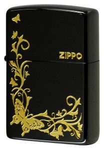 Zippo ジッポライター BUTTERFLY DESIGN バタフライ デザイン 2BKG-BUT メール便可