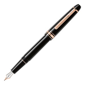 お取り寄せ モンブラン MONTBLANC マイスターシュテュック レッドゴールドコーティング クラシック 万年筆 名入れ可 送料無料