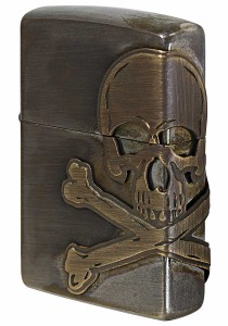 Zippo ジッポライター Antique Skull アンティークスカル 2AB-SKULL