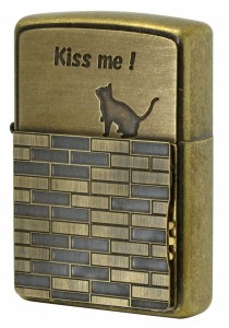 Zippo ジッポライター Kiss me cat’s キスミー キャッツ ブラス ZTR-CAT BB メール便可