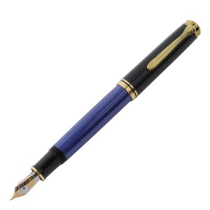 ペリカン Pelikan スーベレーン M800 ブルー縞 万年筆 即日 名入れ可 送料無料