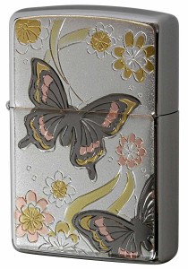 Zippo ジッポライター 電鋳板 Electroforming 蝶 Butterfly メール便可