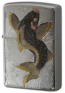 Zippo ジッポライター 電鋳板 Electroforming 大鯉 BIG Carp メール便可