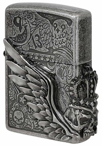 Zippo ジッポライター Fortune Head フォーチュンヘッド イブシバレル SV