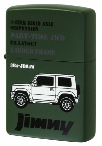 Zippo ジッポライター SUZUKI JIMNY 3BA-JB64W スズキ ジムニー マットグリーン