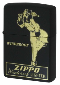 Zippo ジッポライター Windy WINDPROOF LADY BKM ウインディ ウインドプルーフ レディ BKM-1 メール便可