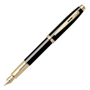 お取り寄せ シェーファー SHEAFFER シェーファー100 グロスブラックGTT 万年筆 名入れ可 送料無料