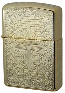 Zippo ジッポライター ARMOR アーマー 5面加工 CROSS クロス GD