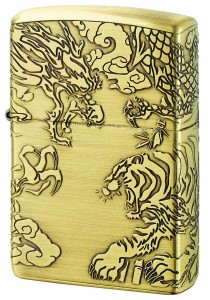 Zippo ジッポライター 4面連続デザイン 龍虎 Dragon and Tiger BS