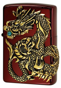 Zippo ジッポライター 限定100個 DRAGON METAL Turquoise ドラゴンメタル ターコイズ レッド