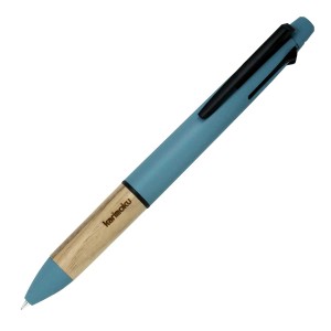三菱鉛筆 UNI ジェットストリーム 4&1 Karimoku カリモク スチールブルー 多機能ペン MSXE5-KF-05.71 メール便可 即日 名入れ可