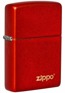 Zippo ジッポライター Metallic Red Matte w Zippo 49475ZL メール便可