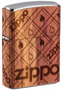 Zippo ジッポライター WOODCHUCK USA Zippo Cedar Wrap 49331