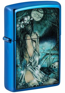 Zippo ジッポライター Victoria Frances High Polish Blue 49764 メール便可