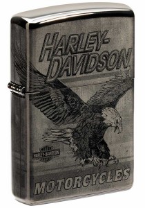 Zippo ジッポライター Harley-Davidson USAモデル 360度連続加工 ロゴデザイン 48360