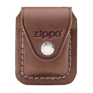 Zippo ジッポライター レザーケース クリップ ブラウン LPCB