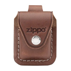 Zippo ジッポライター レザーケース ループ ブラウン LPLB