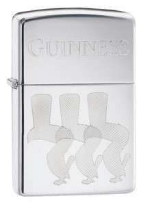 Zippo ジッポライター Guiness Beer, Engraved Toucan Birds 29648 メール便可