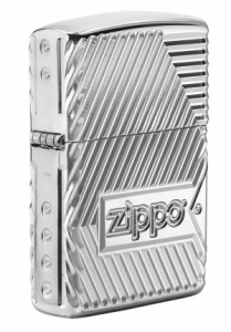 Zippo ジッポライター BOLTS DESIGN Armor 360°Multi Cut Engraving 29672