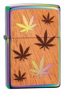 Zippo ジッポライター Woodchuck Weed Leaves 29903