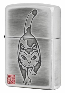 Zippo ジッポライター 墨絵画家・本多豊國 ねこ 70237