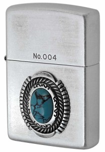 Zippo ジッポライター Turquoise Style ターコイズスタイル イミテーションストーン ナンバー付き 80052 メール便可